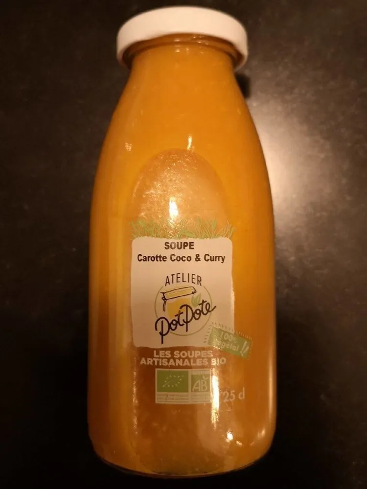 Soupe Carotte Coco et Curry