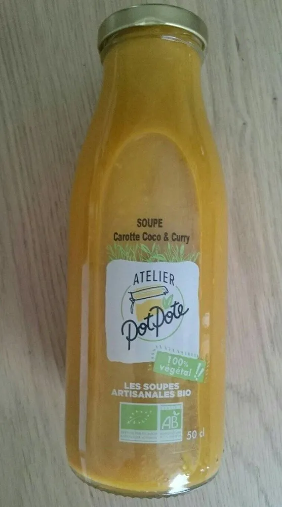 Soupe carotte coco & curry