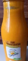 Soupe potimarron carottes et curry