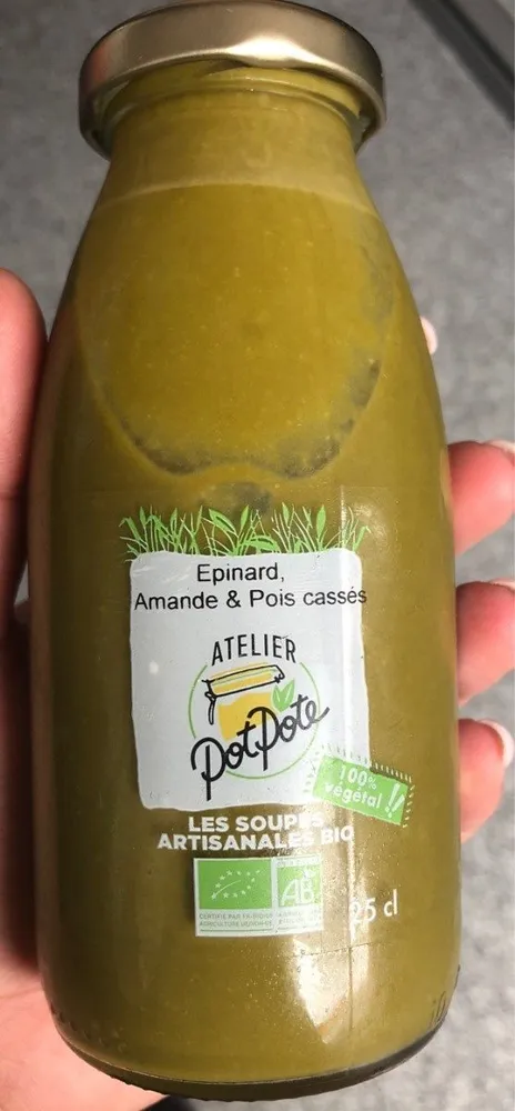 Epinard amande & pois cassés