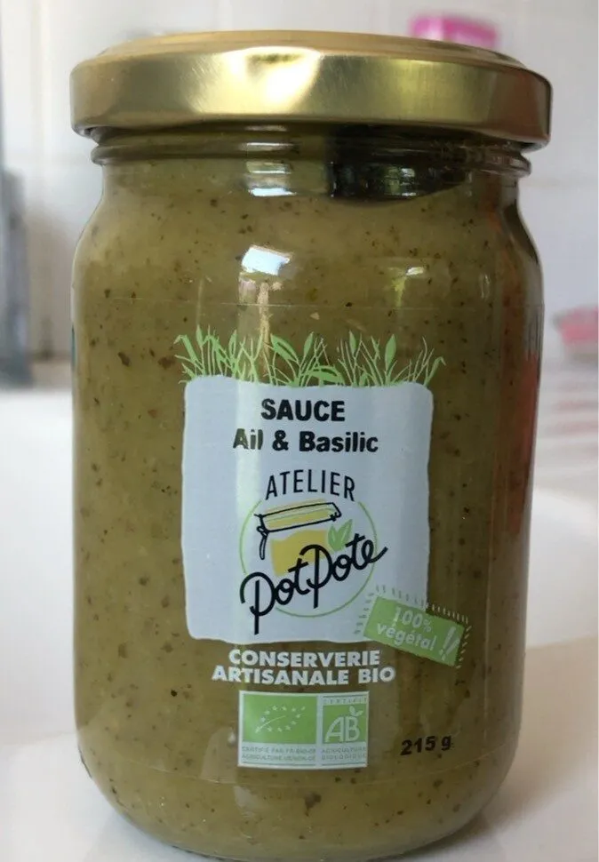 Sauce ail & basilic