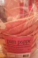 Pain poppé recette patate douce