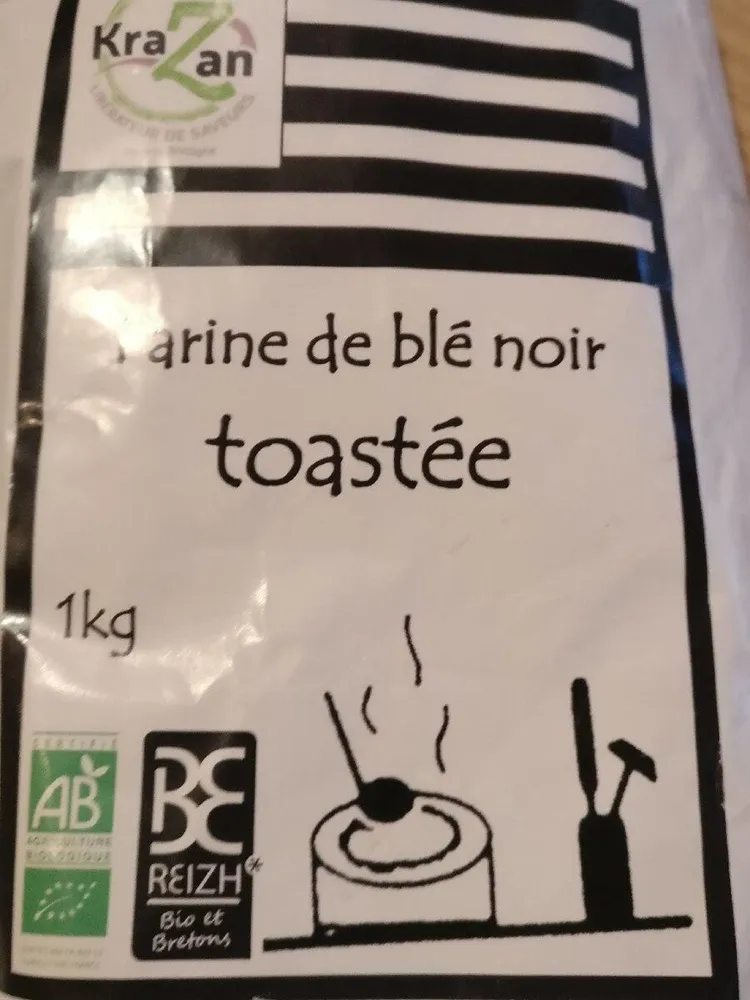 Farine de blé noir toasté