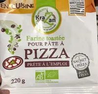 Farine toastée pour pâte à pizza prête à l'emploi