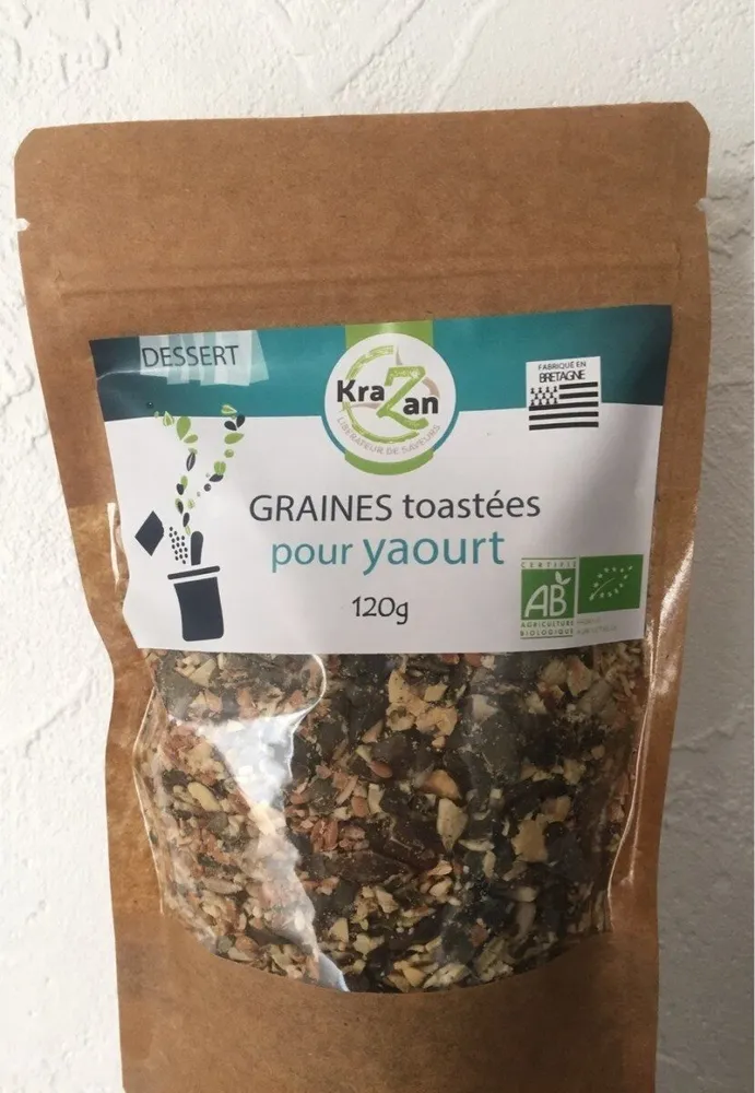 Graines toastées pour yaourt