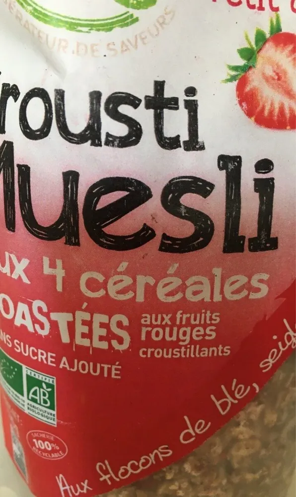 Krousti muesli fruits rouges