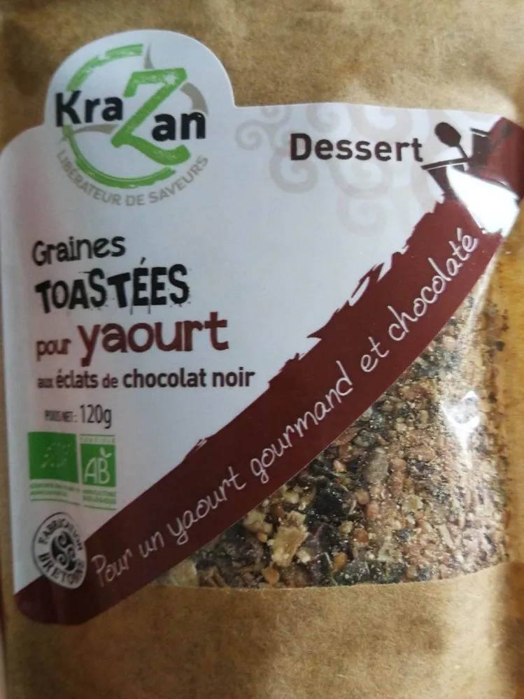Graines toastées pour yaourt