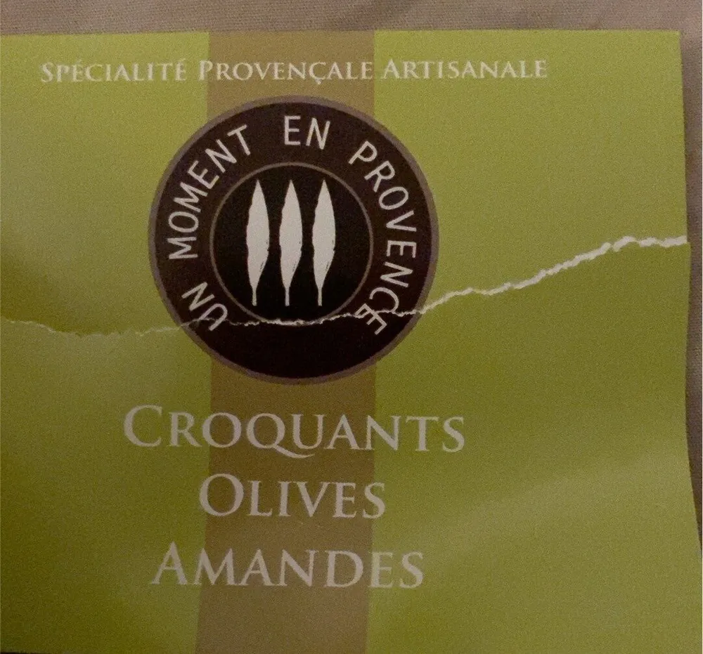 Croquant Olive Amandes