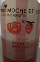 Jus pomme fraise