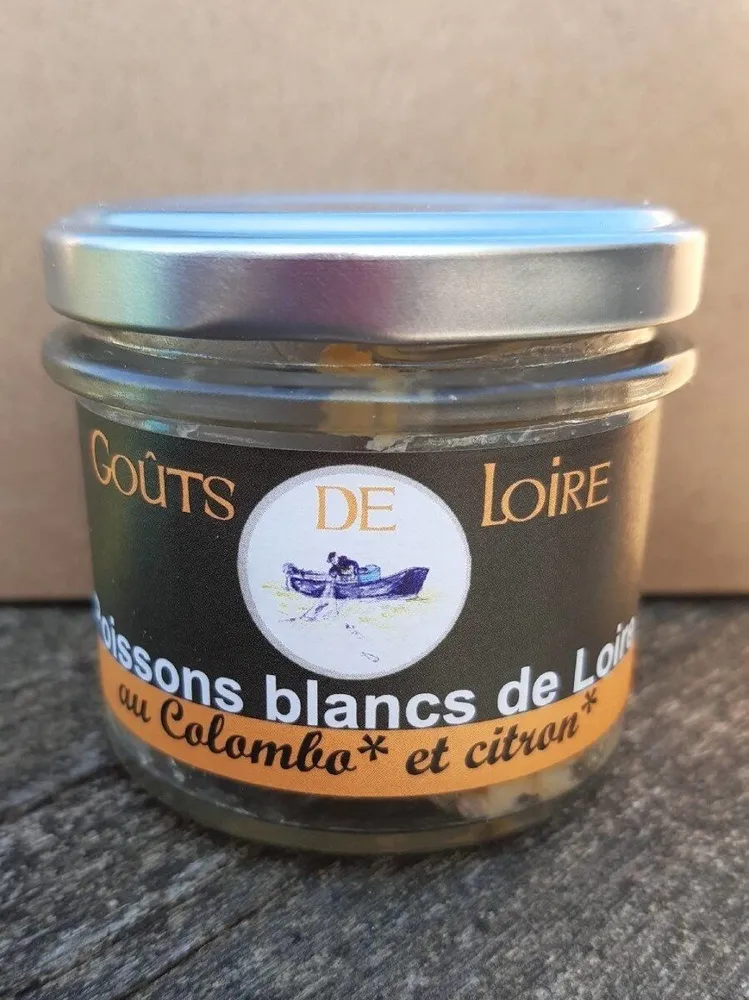 Rillettes de poissons blancs de Loire (Colombo et citron)