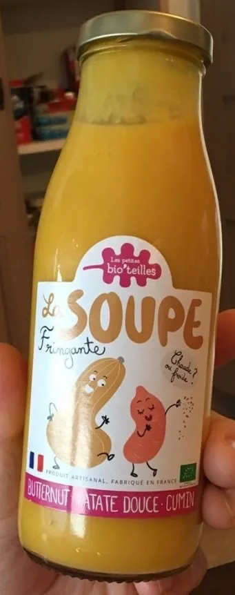 Soupe Butternut, patate douce, cumin