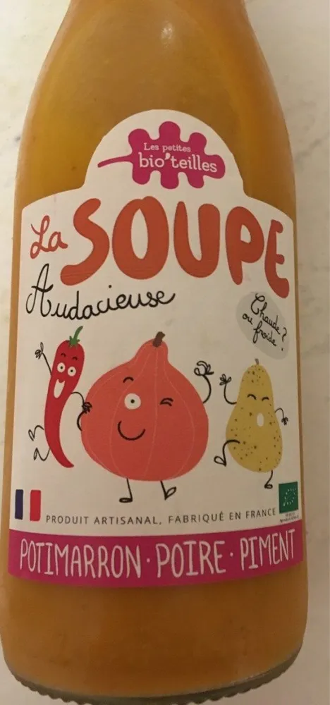 La soupe audacieuse Potimarron Poire Piment