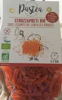 Strozzapreti de lentilles rouges