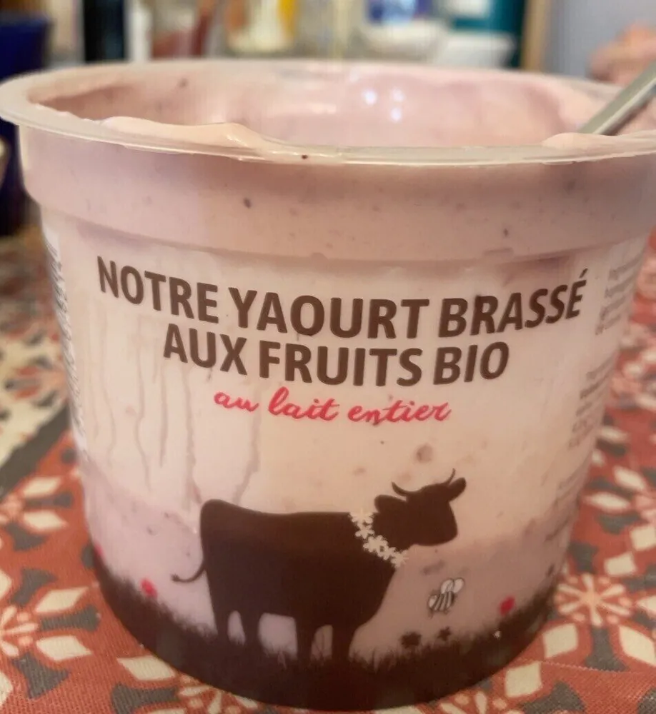 Yaourt brassé aux fruits bio