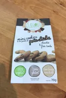 Mini cookies à la purée de pois chiche, chocolat & fève tonka