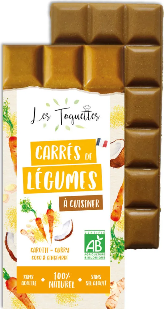 Carrés de légumes : Carotte - Curry