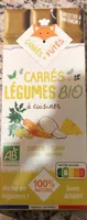 Carrés légumes Bio carotte curry coco gingembre