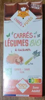 Carrés de légumes bio à cuisiner
