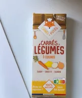 Carrés de légumes à cuisiner curry carotte oignon