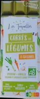 Carrés de légumes à cuisiner