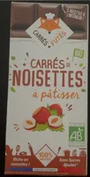 Carrés de noisettes