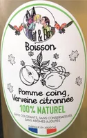 Boisson pomme coin verveine citronnée