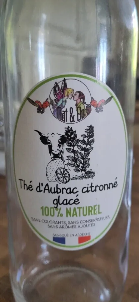 Thé d'Aubrac citronné glacé