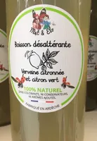Boisson desalterante verveine citronnee et citron vert