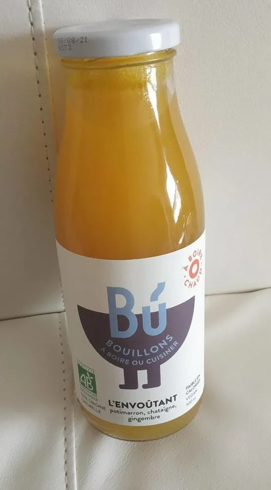 Bu bouillons potimarron chataigne gingembre