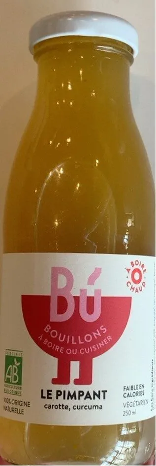 Le Pimpant : bouillon carotte curcuma