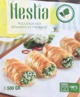 Rouleaux aux épinards et fromage