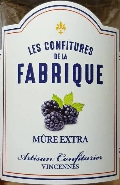 Confiture de mûre extra