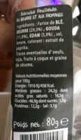 Palmiers fromage