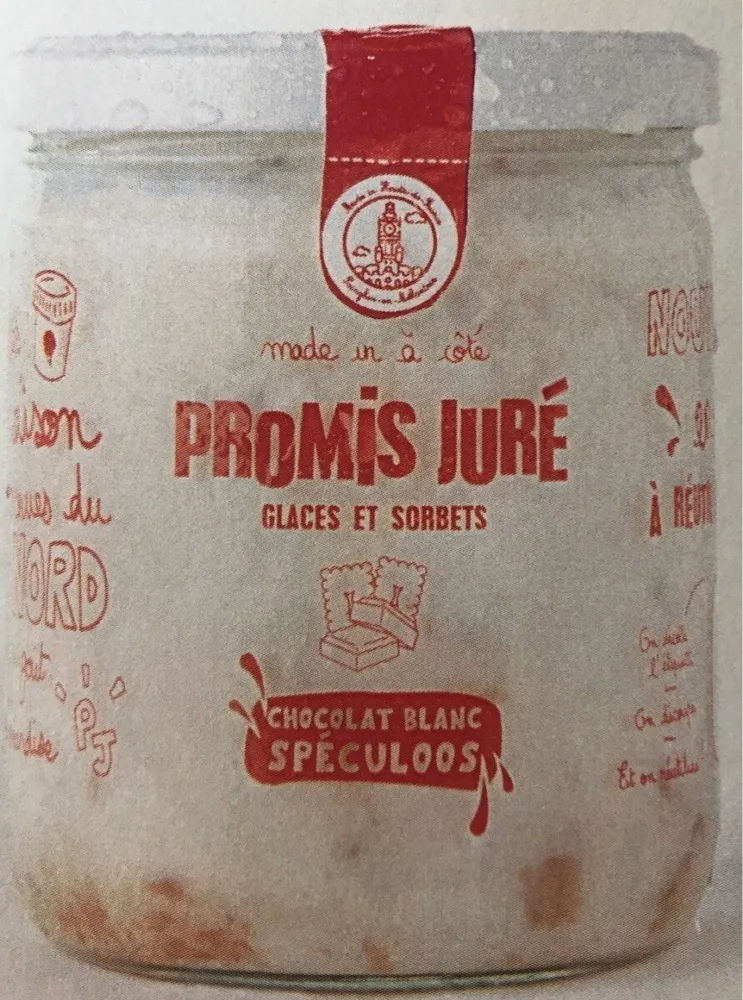 Glace Chocolat Blanc Spéculoos