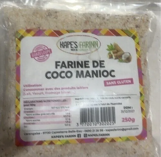 Farine de coco manioc