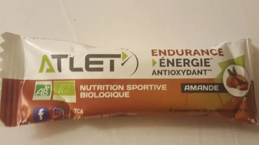 Barre amande atlet