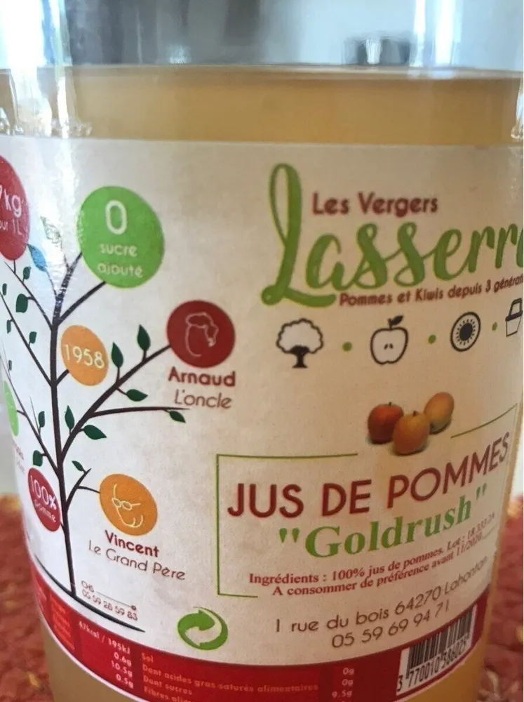 Jus de pomme Lasserre