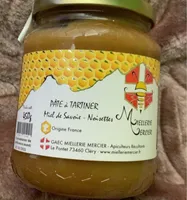 Pâte à tartiner miel de savoie - noisettes