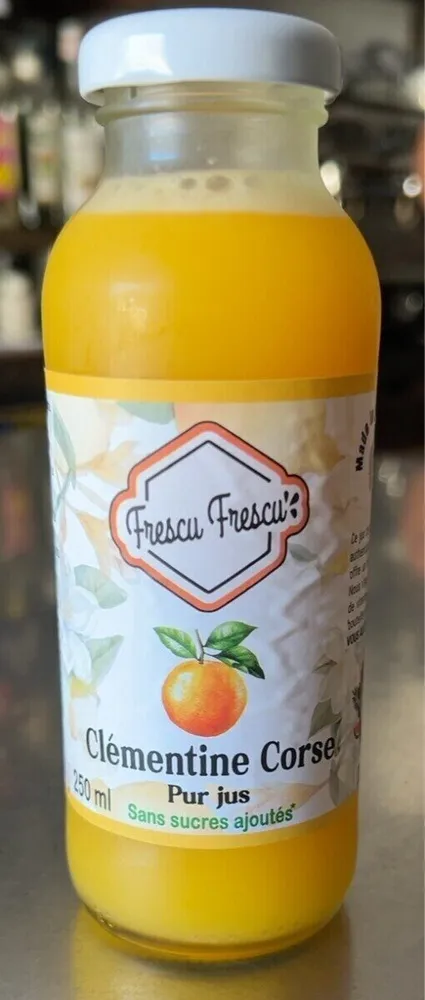 Jus de clementine corse