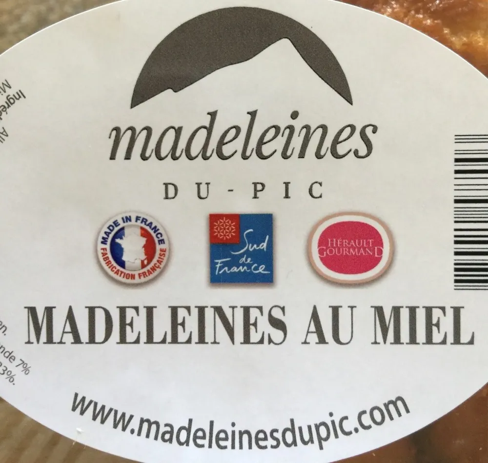Madeleines au Miel