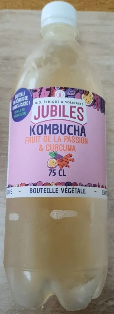 Kombucha Fruit de la passion et curcuma