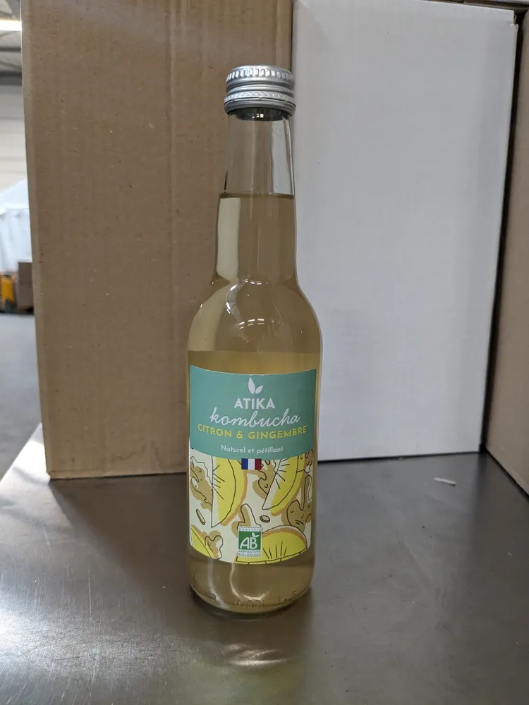 Kombucha Atika Citron Gingembre