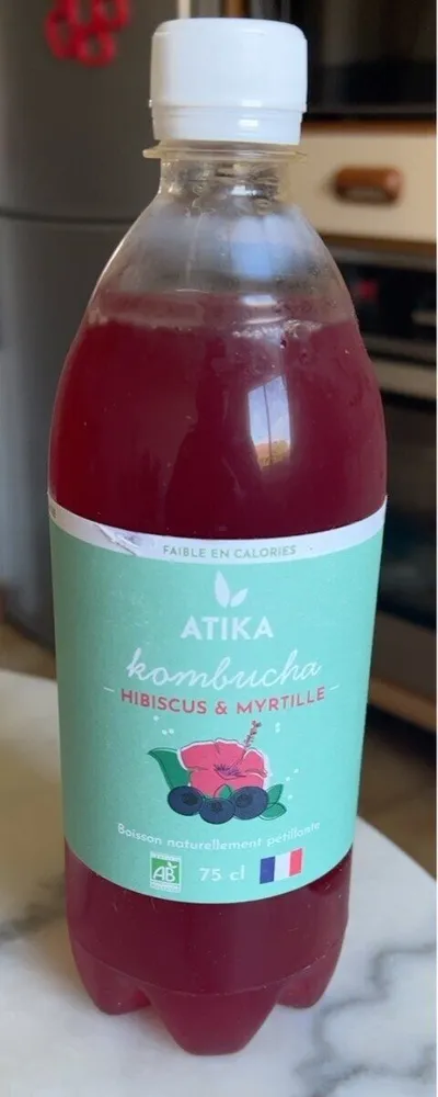 Kombucha hibiscus et myrtille