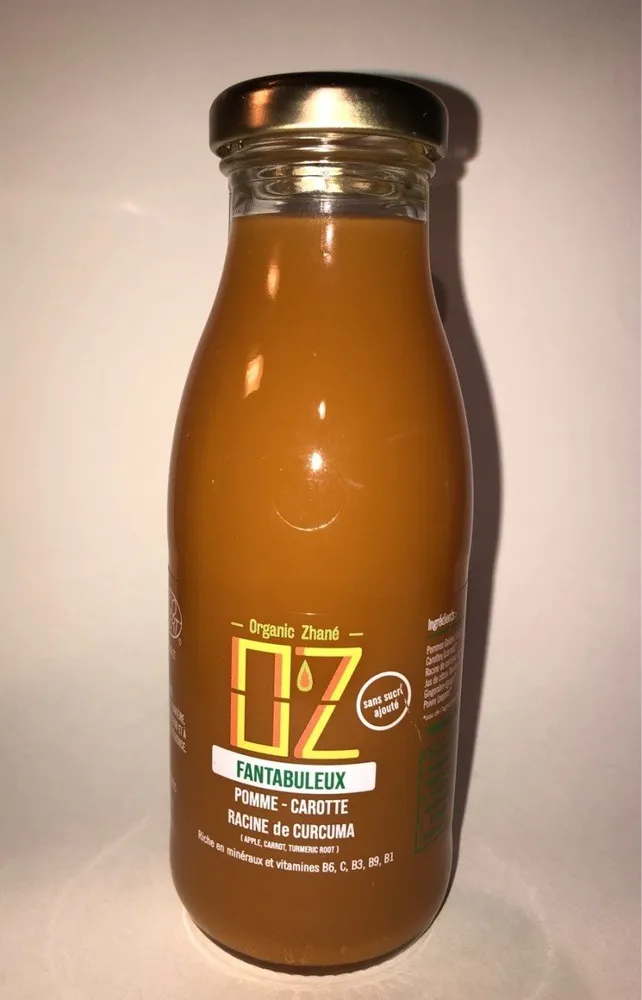 Jus de Pomme, Carotte et Curcuma