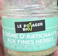 Crème d'artichauts aux fines herbes