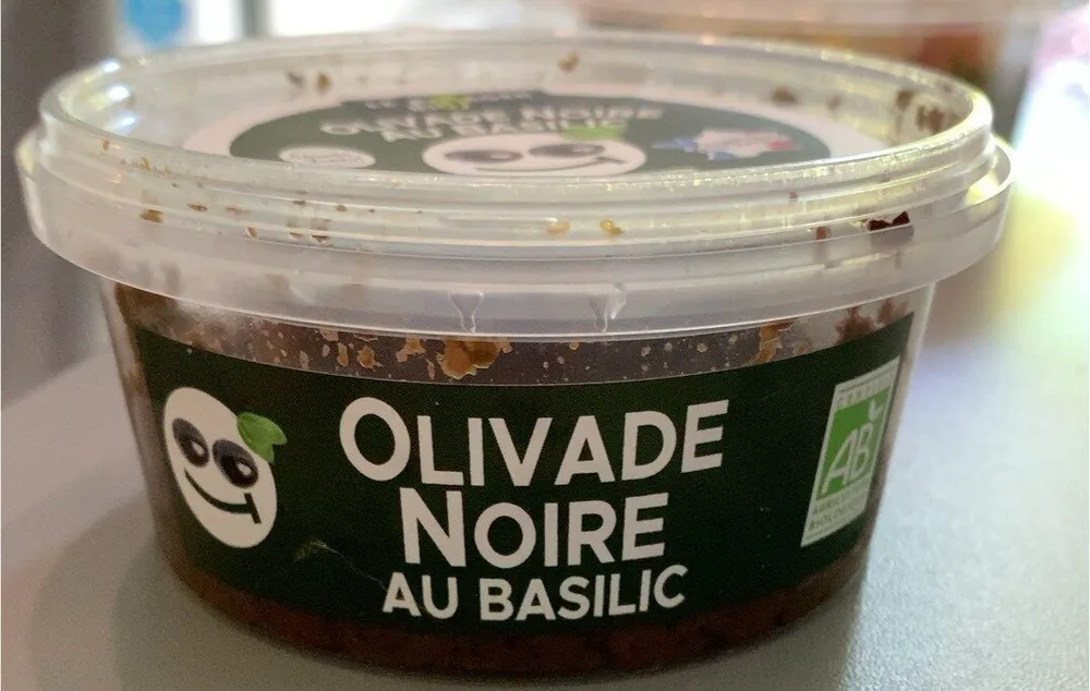 Olivade noire au basilic