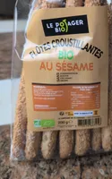 Flûtes croustillante bio au sésame