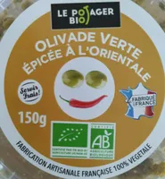 Olivades verte épicée à l'orientale