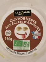 Olivade verte aux éclats d'amandes