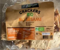 Crackers bio au sésame